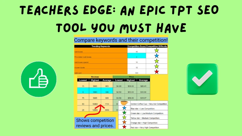 Teachers Edge: An Epic TPT SEO Tool You Must Have