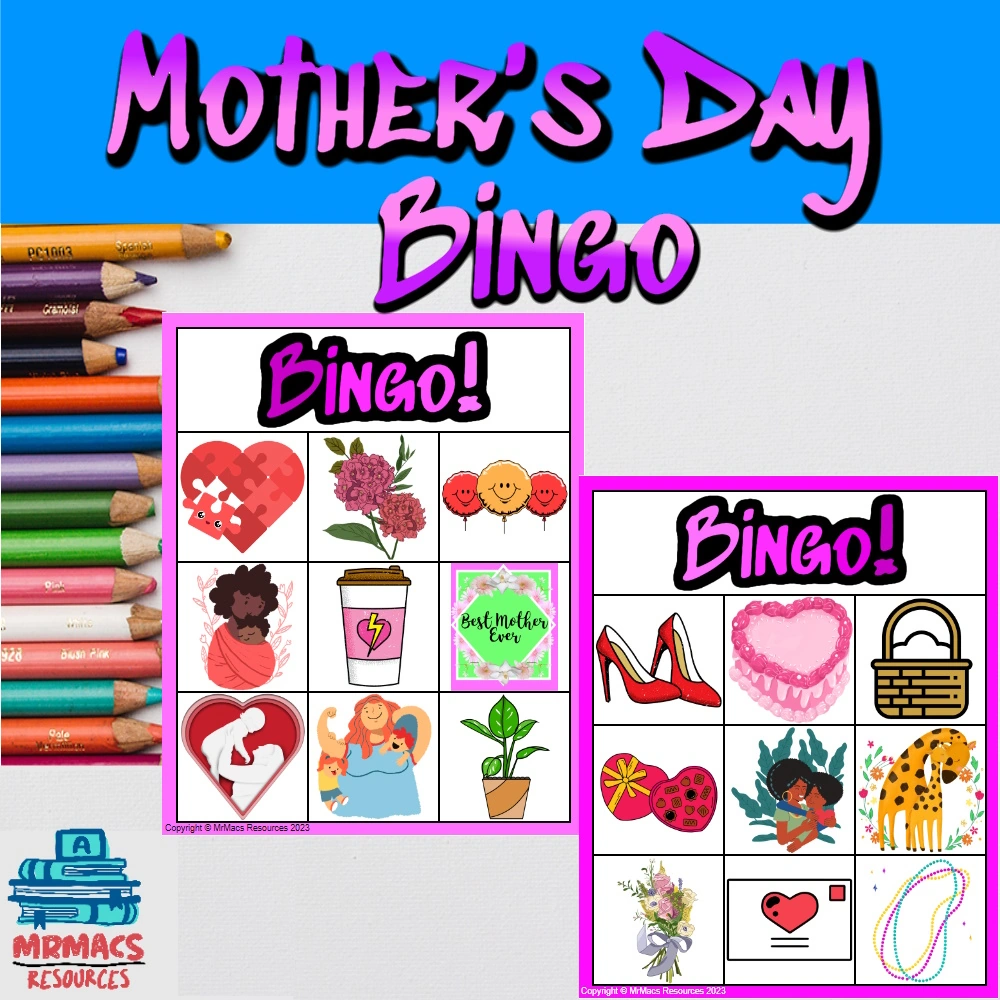 Mother's Day Bingo product on TPT. Why not try this to board Social Emotional Learning in the Classroom?