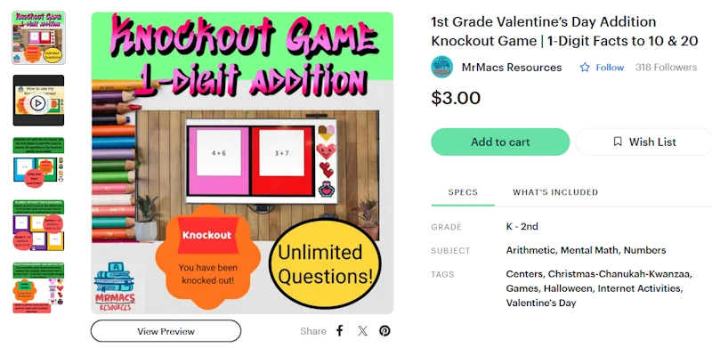 What TPT buyers are Searching -